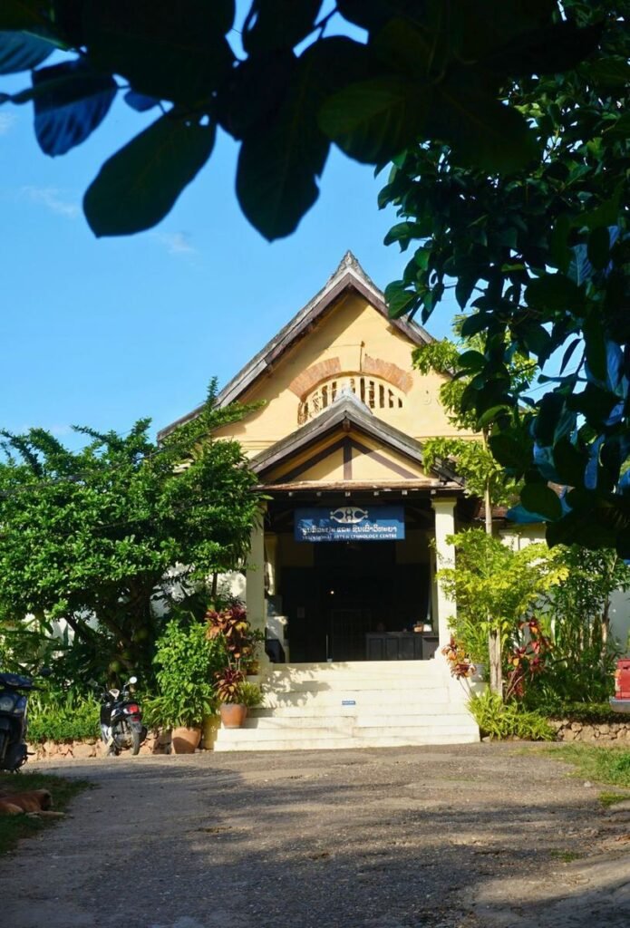 TAEC historic building at the foot of Phousi Hill